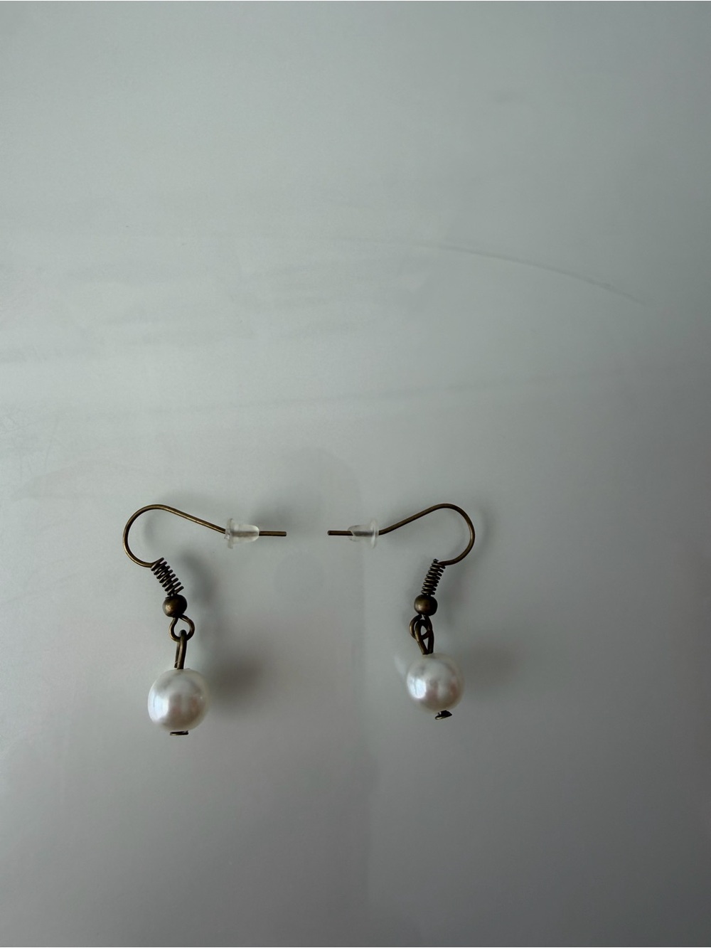 Delicate White Pearl Drop Earrings - Classic Women Jewelry